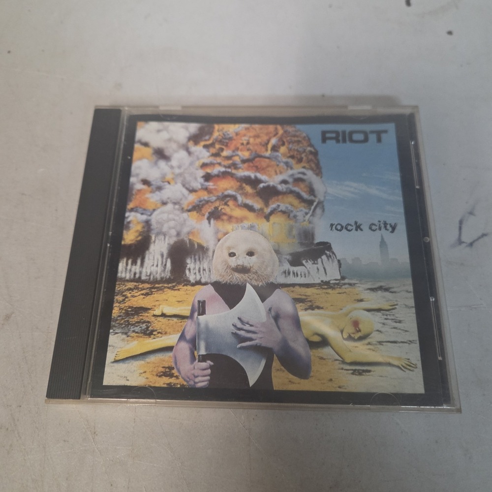 RIOT Rock City CD 1993 Rare OOP Heavy Metal Blade Records 3984-14009-2